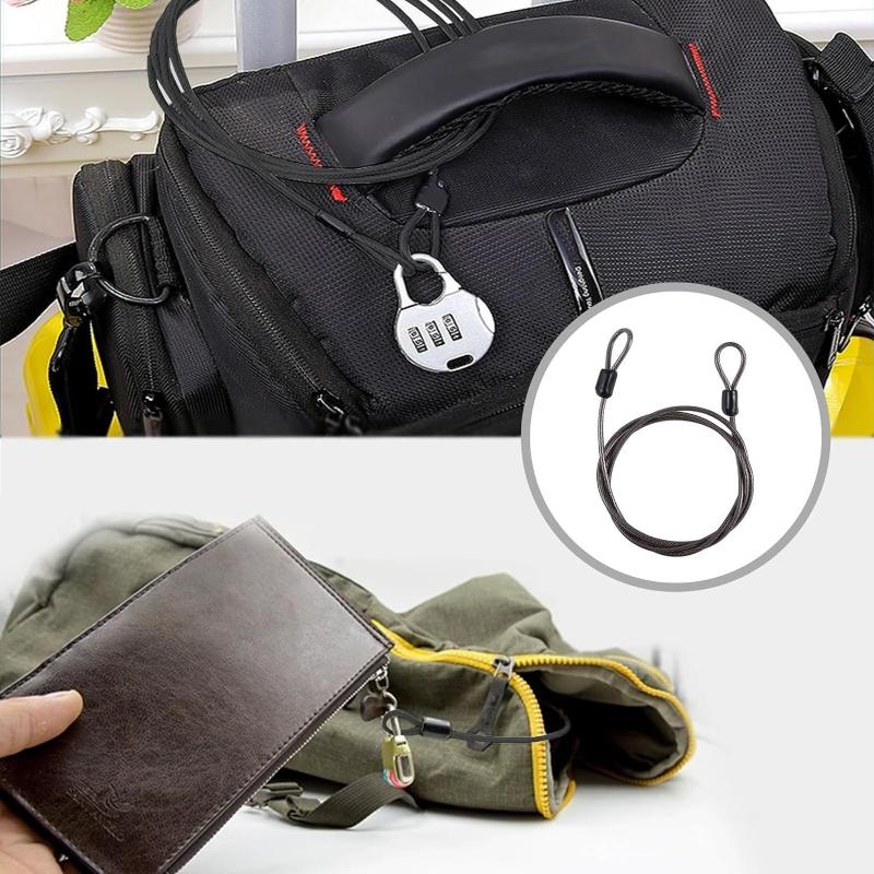 ⑥ Cavo di sicurezza in acciaio - Cable Lock Flexible recensione e prezzo