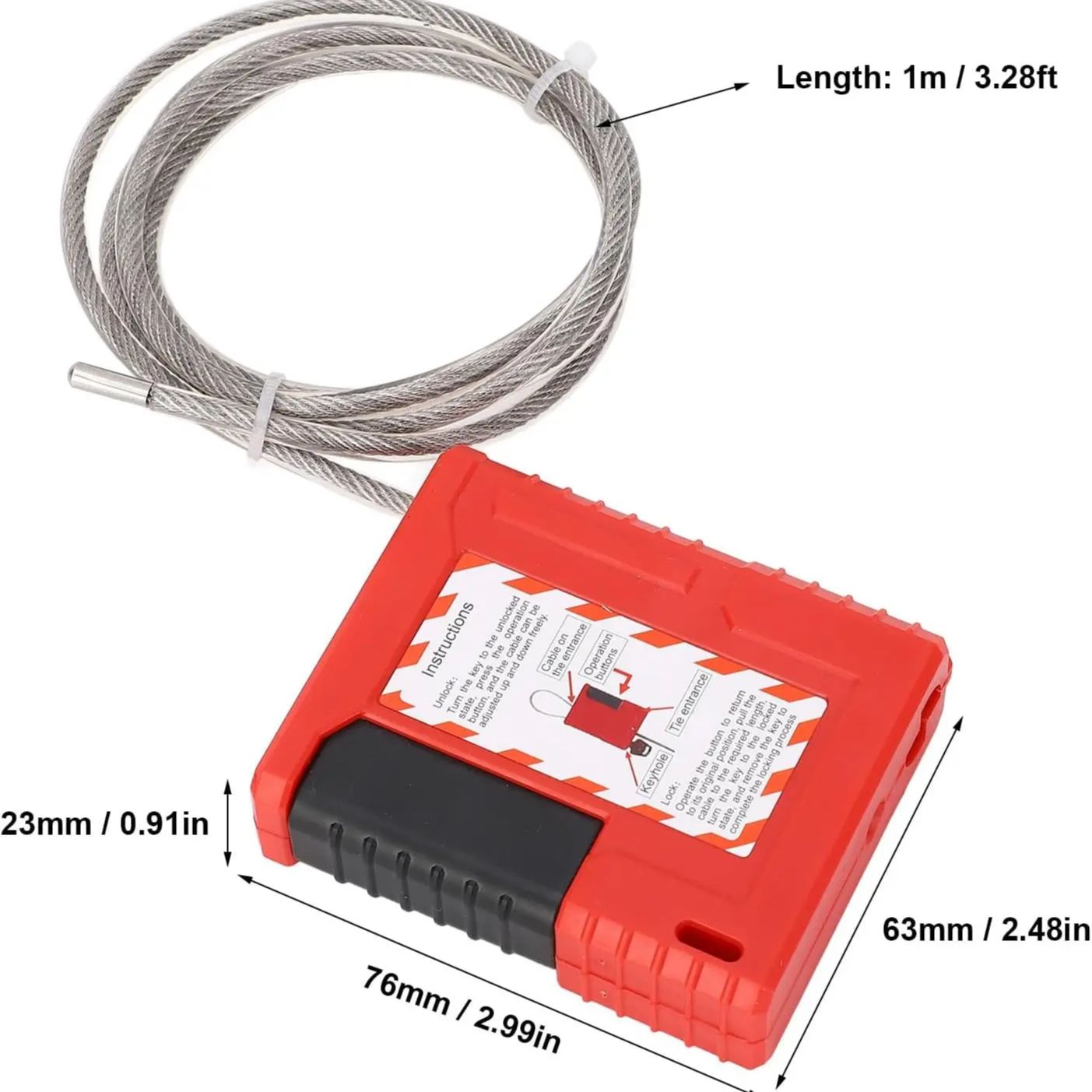 Cavo da 4 mm di diametro, lung - Cable Lock Flexible recensione e prezzo
